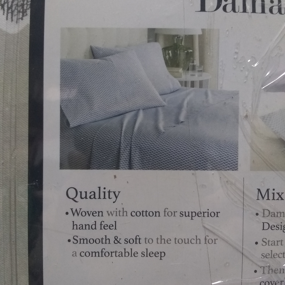 Charter Club Damask Designs Comforter Cover Set - Gray and White - Picture 9 of 14